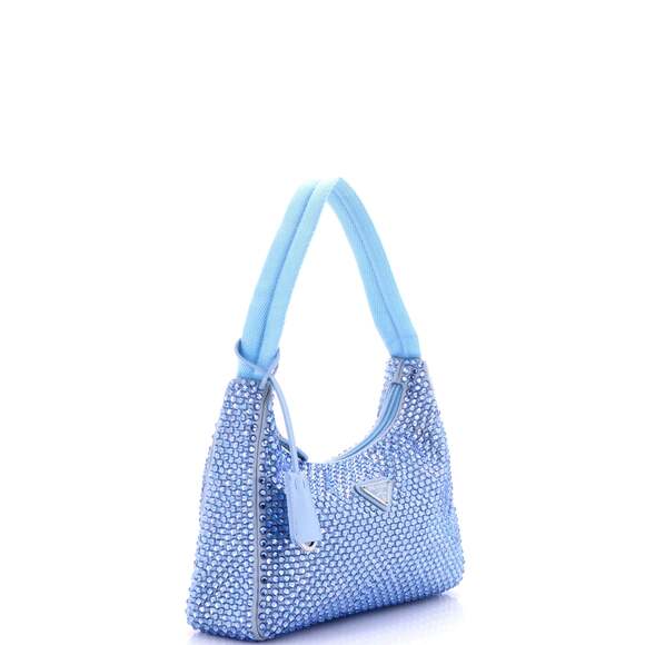 Prada Re-Edition Hobo Crystal #224603P22B - Picture 2 of 7